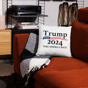 Trump 2024 Take America Back Pillow
