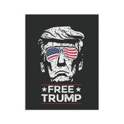 Free Trump Rally Truck and House Flag Take America Back 2024 Blue