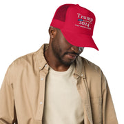 Trump 2024 Trucker Cap - Red 'Take America Back' Rally Hat