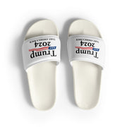 Stride with Pride - Trump 2024 Take America Back Womens Flip Flop Slides