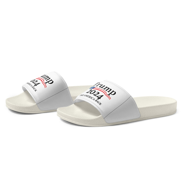 Stride with Pride - Trump 2024 Take America Back Womens Flip Flop Slides